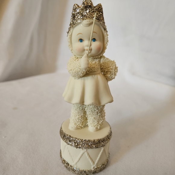 SNOWBABIES MERRY MUSIC MAKER CONDUCTOR ON A DRUM - Picture 3 of 8